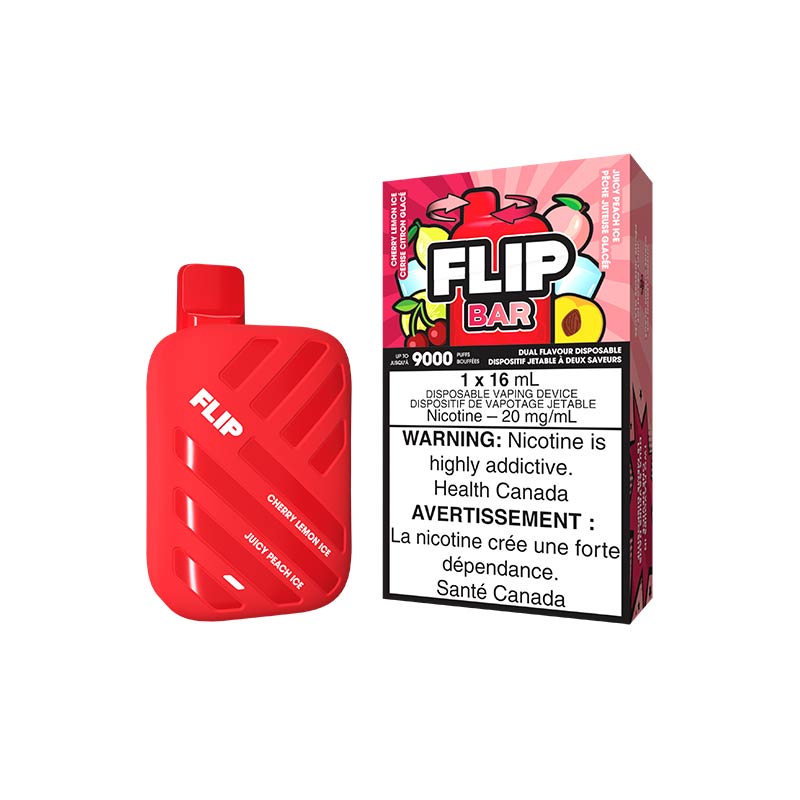 Flip Bar Disposable Cherry Lemon Ice & Juice Peach Ice Bay Vape