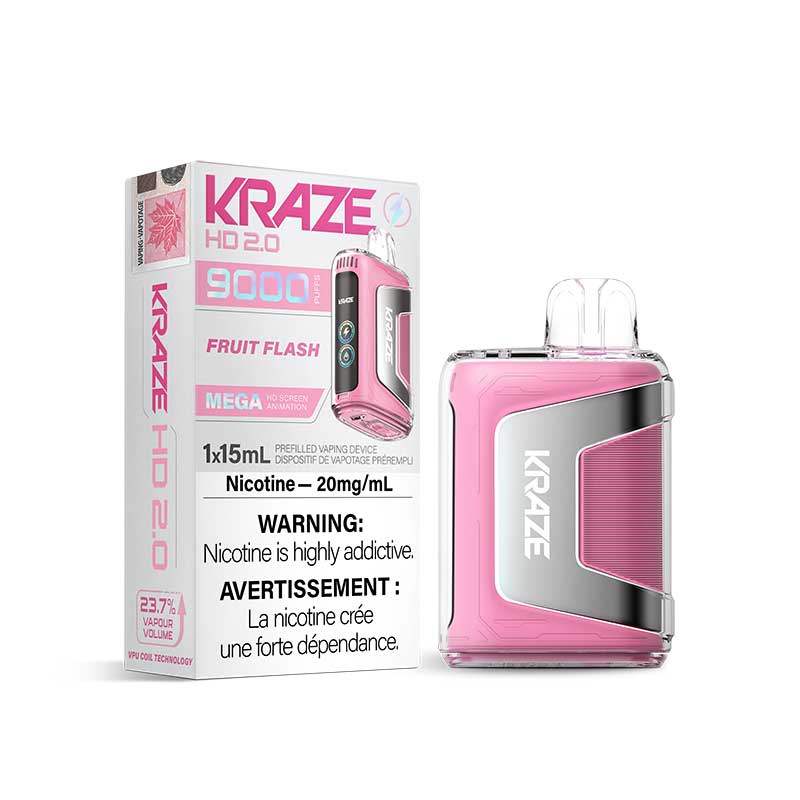 Kraze HD 2.0 Disposable - Fruit Flash | Bay Vape Kraze HD 2.0 Disposable - Fruit Flash | Bay Vape