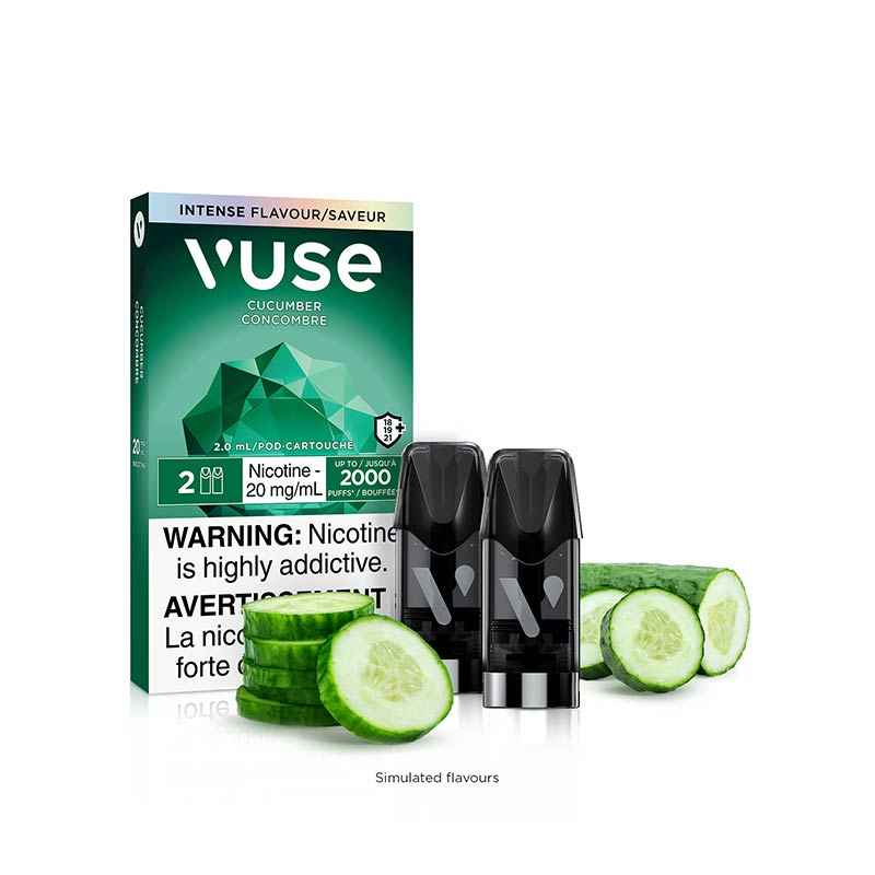 4 Pack Vuse Pods Menthol 5 VUSE Pods - Cucumber (2pk) 4 Pack Vuse Pods Menthol 5 VUSE Pods - Cucumber (2pk)