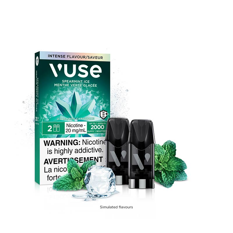 VUSE Pods - Spearmint Ice (2pk) | Bay Vape Canada VUSE Pods - Spearmint Ice (2pk) | Bay Vape Canada