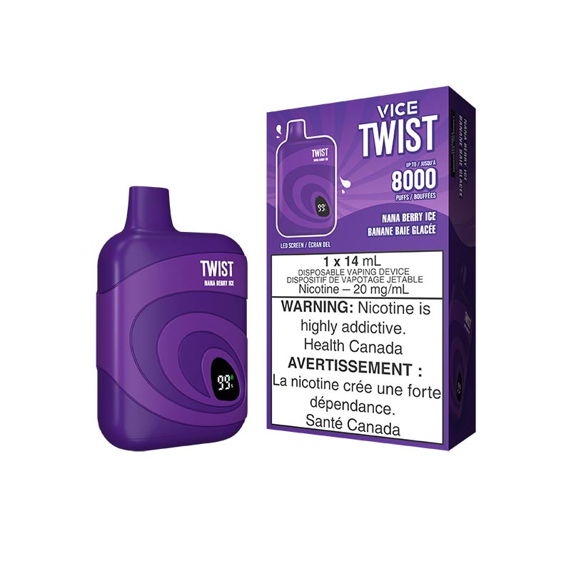 VICE TWiST 8000 Disposable - Nana Berry Ice | Bay Vape