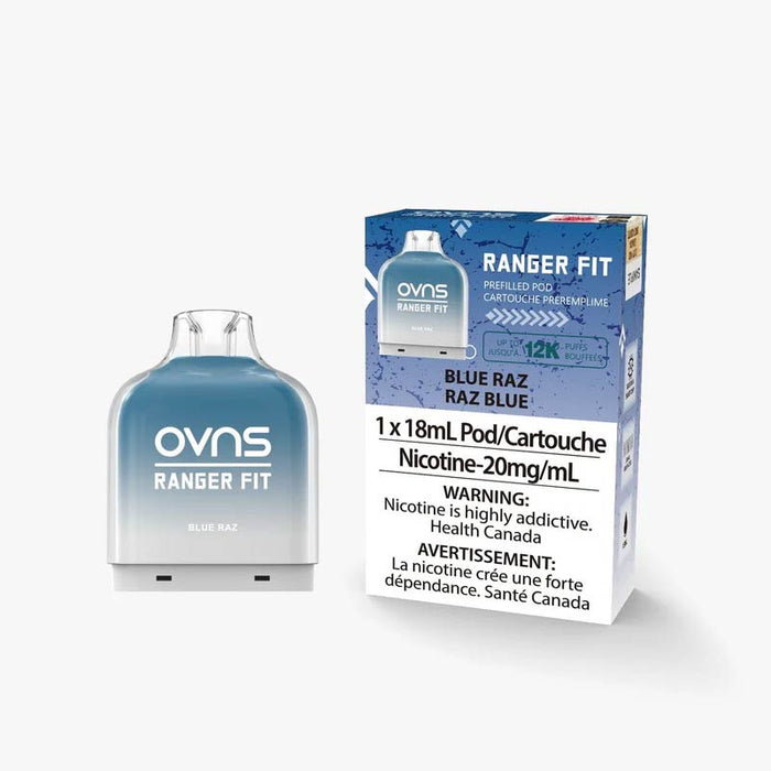 OVNS Ranger Fit 12K Pod - Blue Raspberry