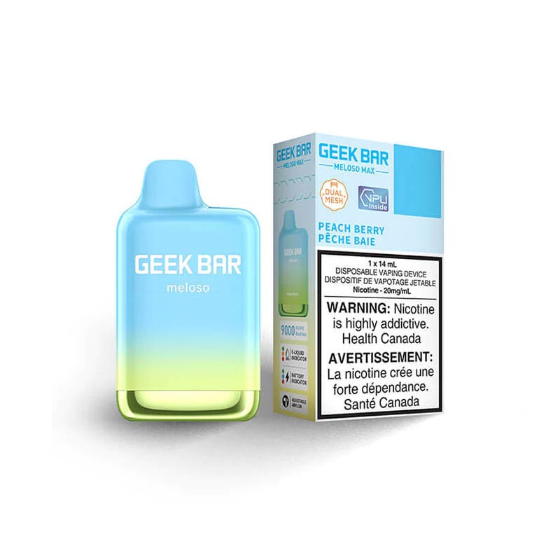 geeko★ページ Geek Bar Meloso Max 9000 Disposable - Peach Berry | Bay Vape