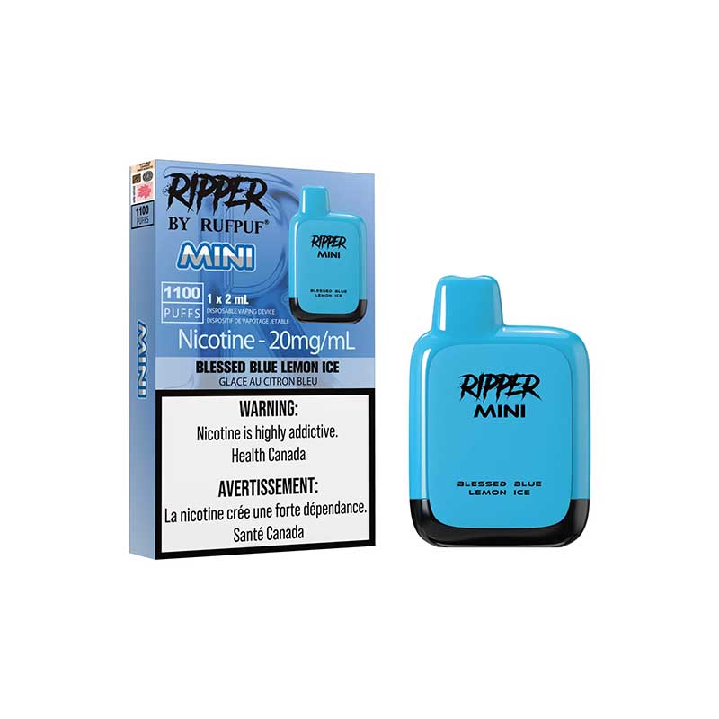 Ripper by RUFPUF Mini Disposable - Blessed Blue Lemon Ice | Bay Vape Ripper by RUFPUF Mini Disposable - Blessed Blue Lemon Ice | Bay Vape
