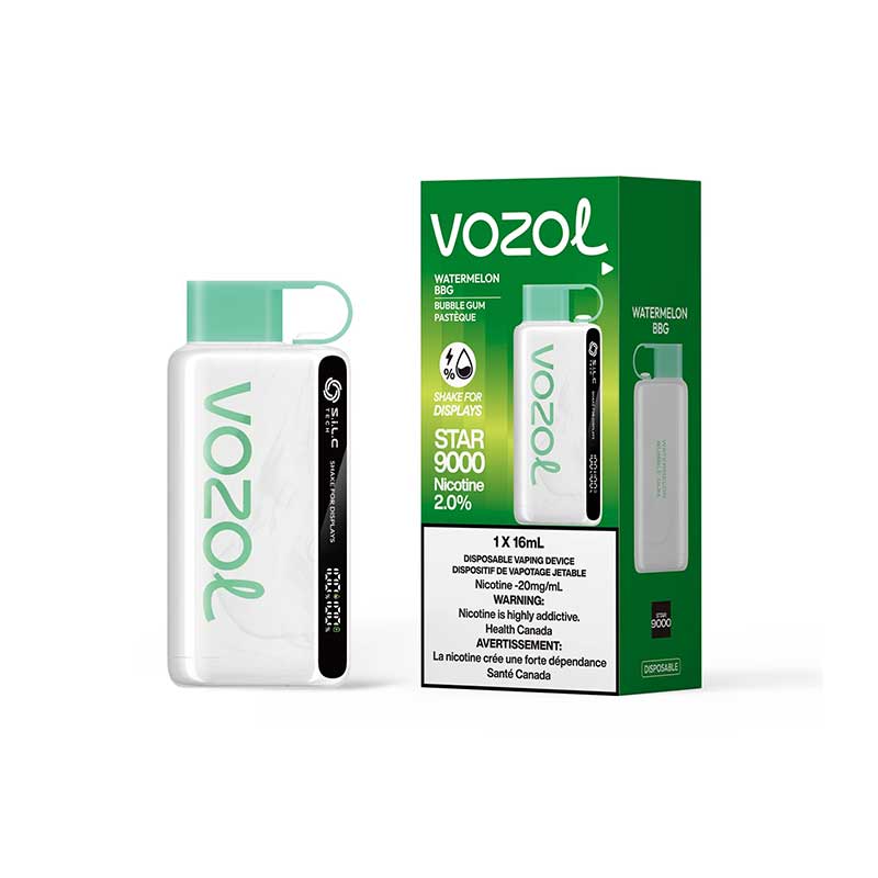 VOZOL Star 9000 Disposable Watermelon BBG Bay Vape