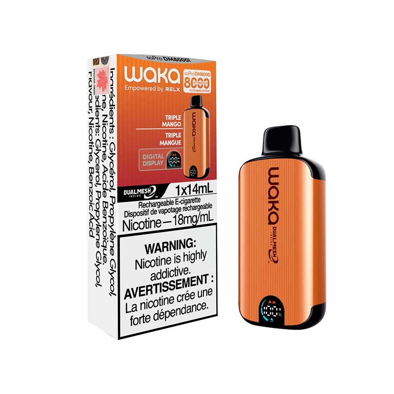 WAKA SoPro DM8000i Disposable - Triple Mango | Bay Vape
