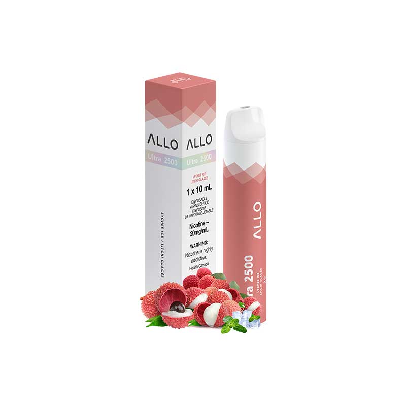 ALLO Ultra 2500 Disposable Vape - Lychee Ice | Bay Vape Canada ALLO Ultra 2500 Disposable Vape - Lychee Ice | Bay Vape Canada