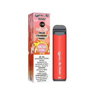 Genie Air Slender 5000 Puffs Disposable Vape - Chilled Strawberry Mango - Bay Vape