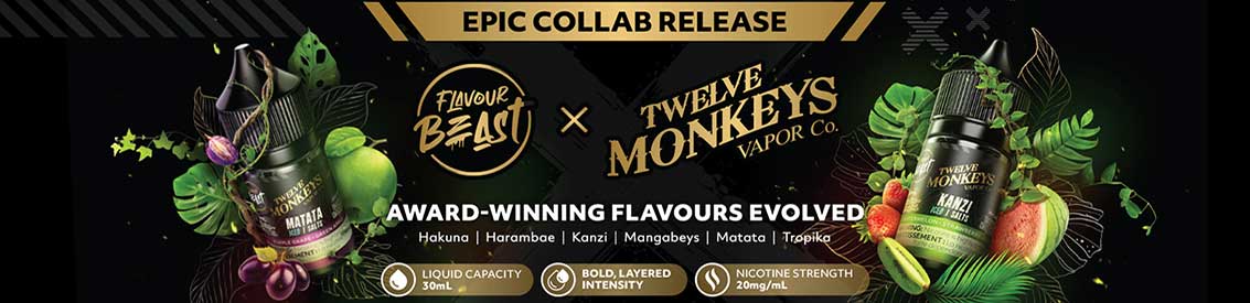 12 Monkeys E-liquid - Bay Vape