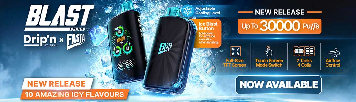 Drip'n by Envi x Fasta Blast Disposables - Bay Vape