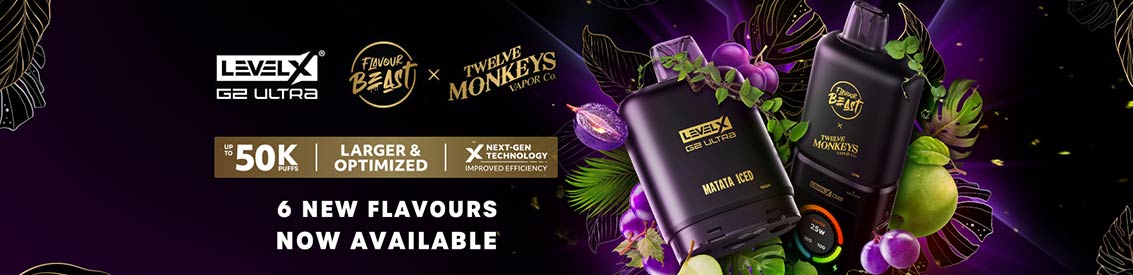 Flavour Beast Unleashed X Level X G2 Ultra Cravin' Series Pods Banner