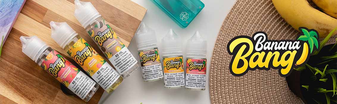 Banana Bang E-Liquid - Banana Based E-Juice - Bay Vape Canada