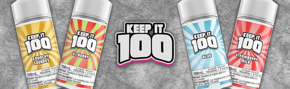 KEEP IT 100 E-Juice - Bay Vape Canada
