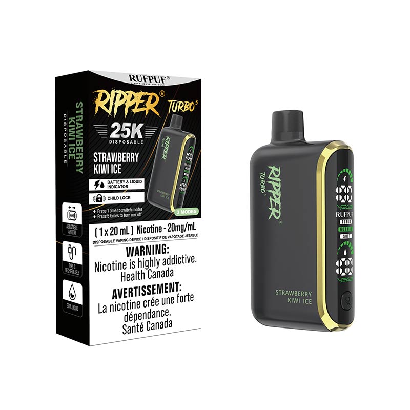 Ripper Turbo 3 25K Disposable - Strawberry Kiwi Ice (ON)