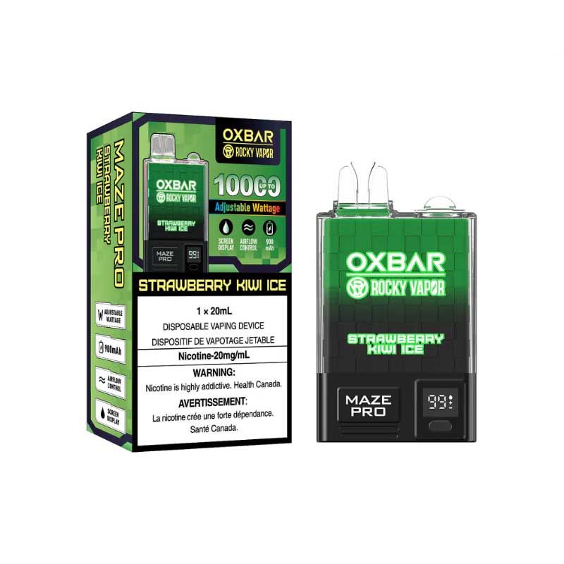 OXBAR Maze Pro 10000 - Strawberry Kiwi Ice - Bay Vape Canada
