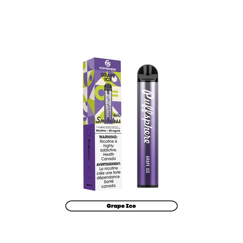 Puffsphere Smokeless - Grape Ice (ON) - Bay Vape