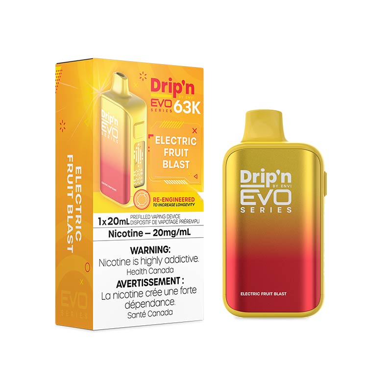 Drip'n by Envi EVO Series 63K Disposable - Electric Fruit Blast (MB) - Bay Vape