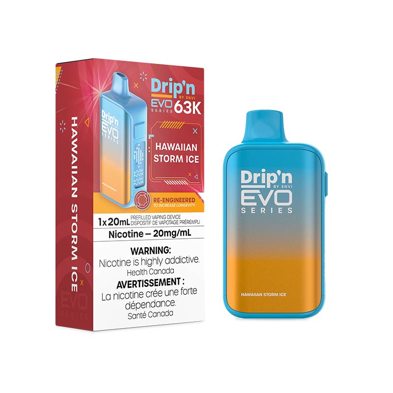 Drip'n by Envi EVO Series 63K Disposable - Hawaiian Storm Ice (MB) - Bay Vape