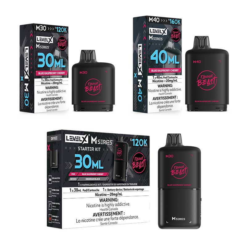 Level X M Series Pod - Flavour Beast - Blue Raspberry Cherry (MB)