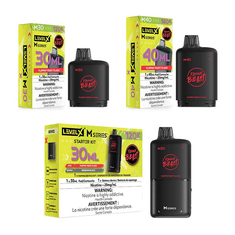 Level X M Series Pod - Flavour Beast - Flippin' Fruit Flash (MB)