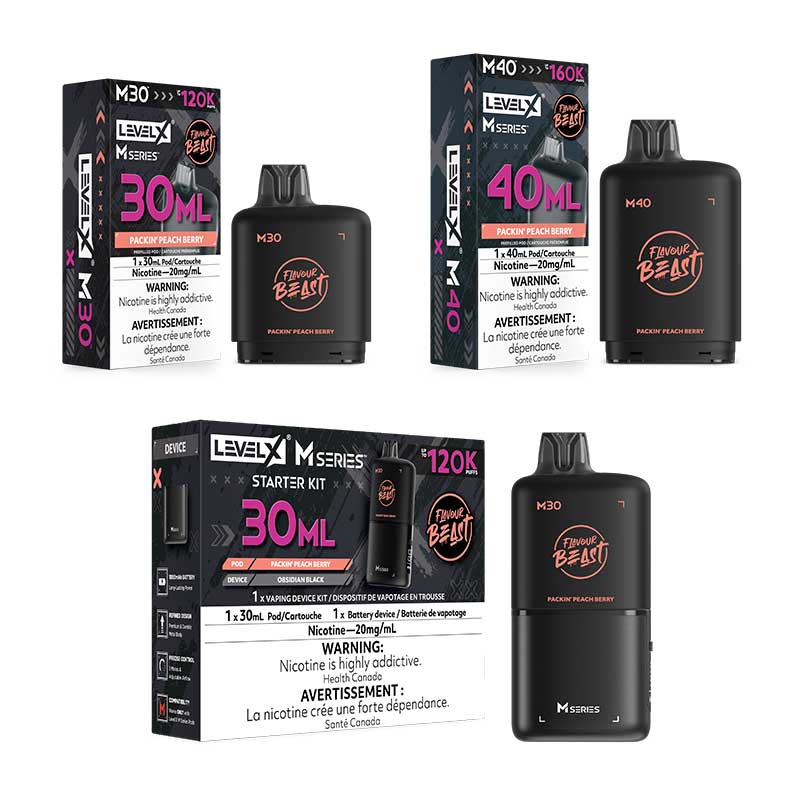 Level X M Series Pod - Flavour Beast - Packin' Peach Berry (MB)