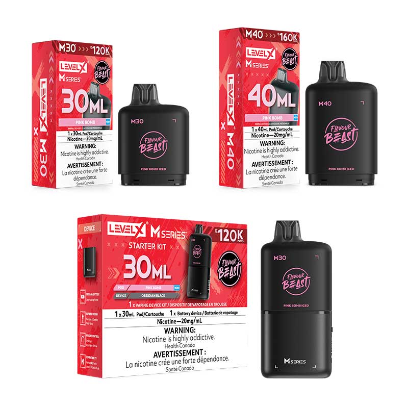 Level X M Series Pod - Flavour Beast - Pink Bomb Iced (MB)