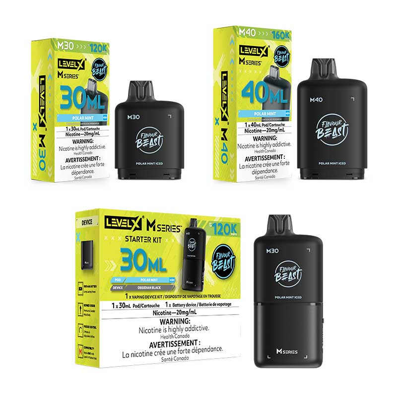 Level X M Series Pod - Flavour Beast - Polar Mint Iced (MB)