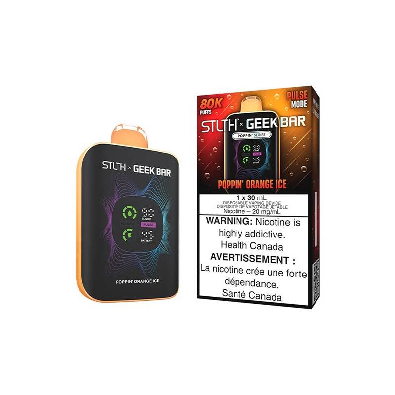 STLTH x Geek Bar 80K Disposable - Poppin' Orange Ice (MB)