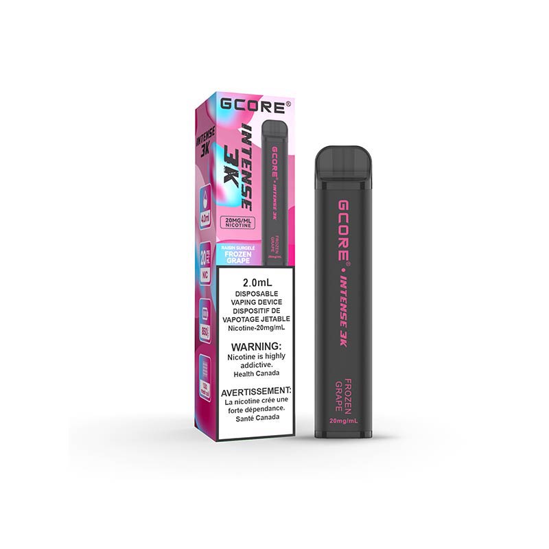 Gcore 3K Intense Disposable - Frozen Grape (ON) - Bay Vape