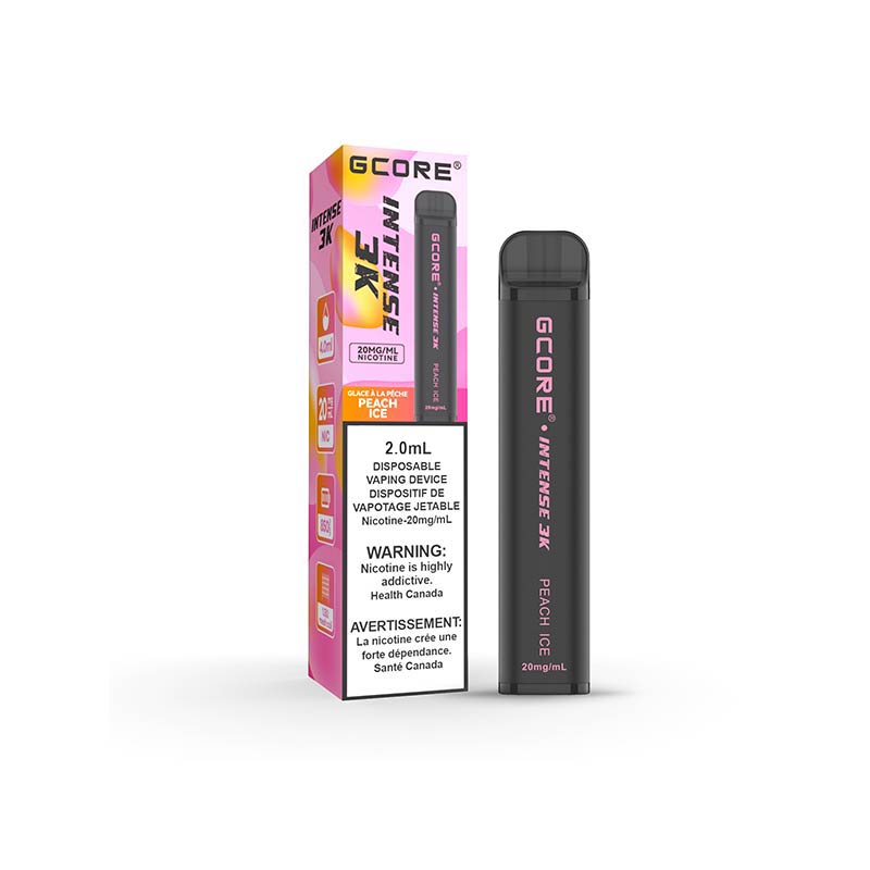 Gcore 3K Intense Disposable - Peach Ice (ON) - Bay Vape