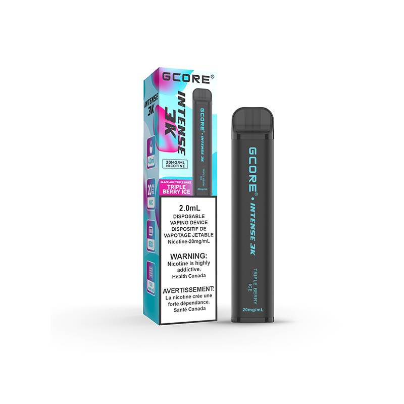 Gcore 3K Intense Disposable - Triple Berry Ice (ON)