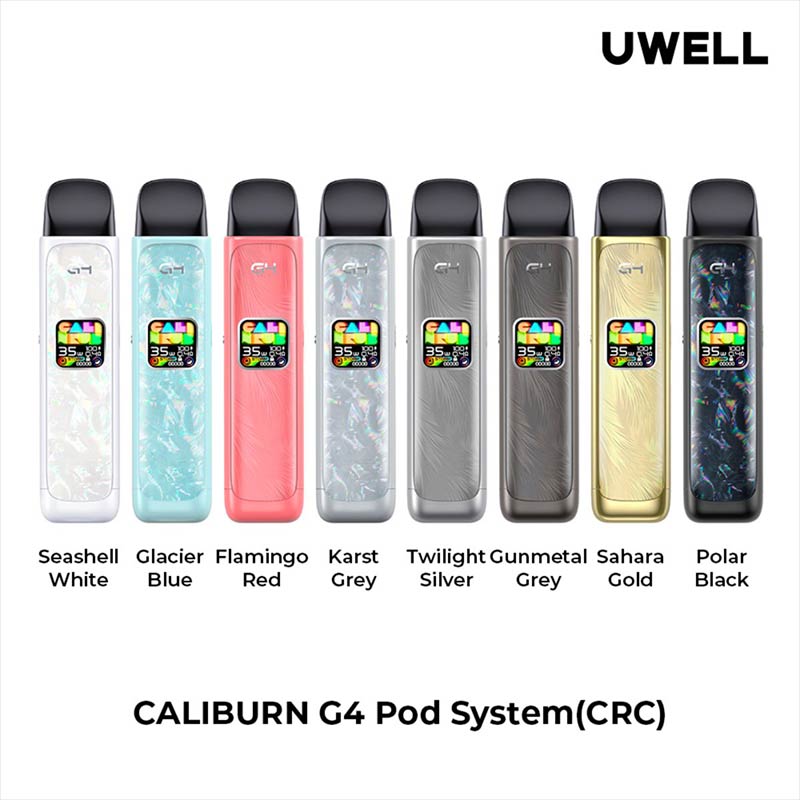 Uwell Caliburn G4 35W Pod Kit [CRC] - Bay Vape
