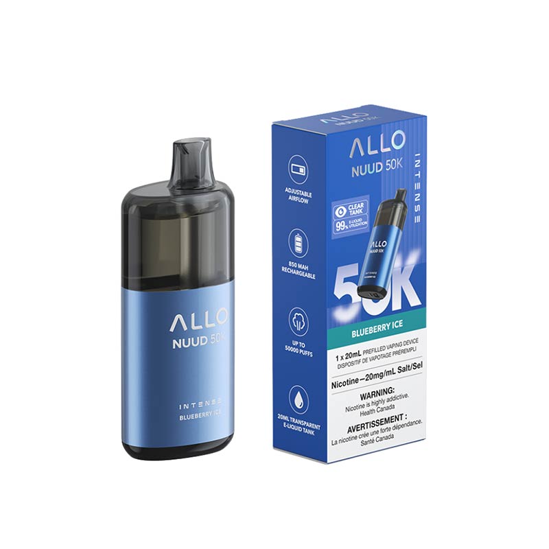 ALLO Intense Nuud 50K Disposable Vape - Blueberry Ice (MB)