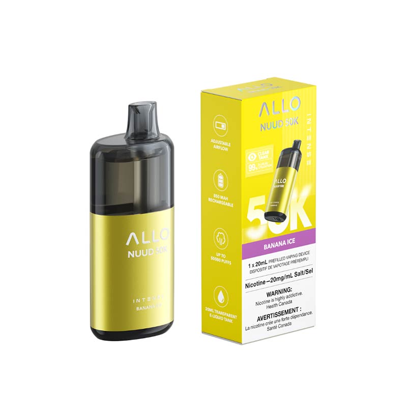 ALLO Intense Nuud 50K Disposable Vape - Banana Ice (MB)