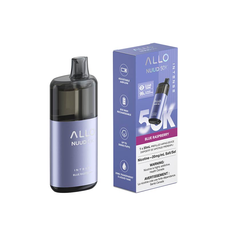 ALLO Intense Nuud 50K Disposable Vape - Blue Raspberry (MB)
