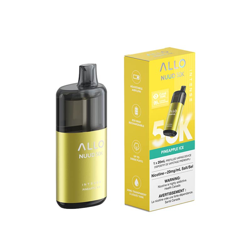 ALLO Intense Nuud 50K Disposable Vape - Pineapple Ice (MB)