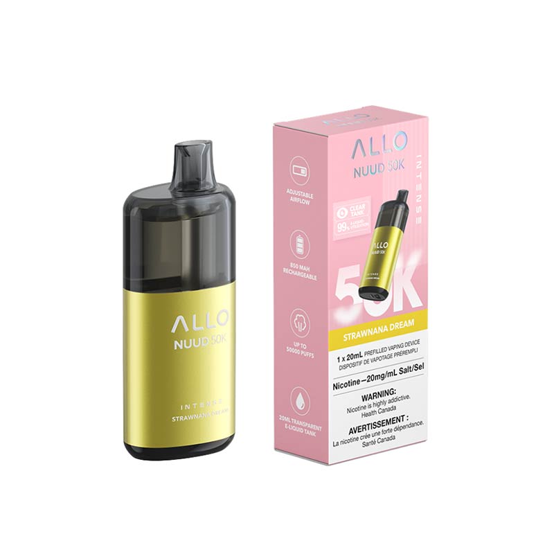 ALLO Intense Nuud 50K Disposable Vape - Strawnana Dream (MB)