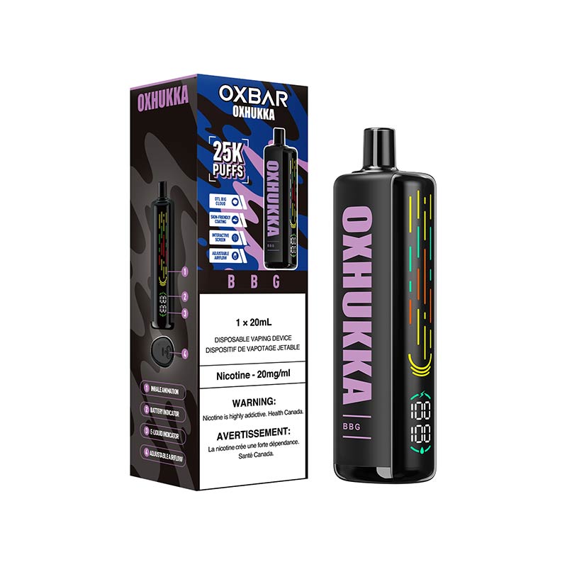 OXBAR Oxhukka 25K Disposable - BBG (ON) - Bay Vape