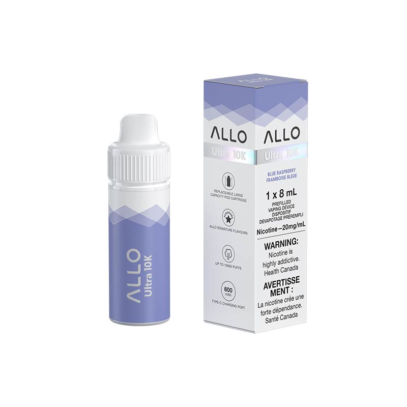 ALLO Ultra 10k Hybrid Disposable - Blue Raspberry (ON) - Bay Vape