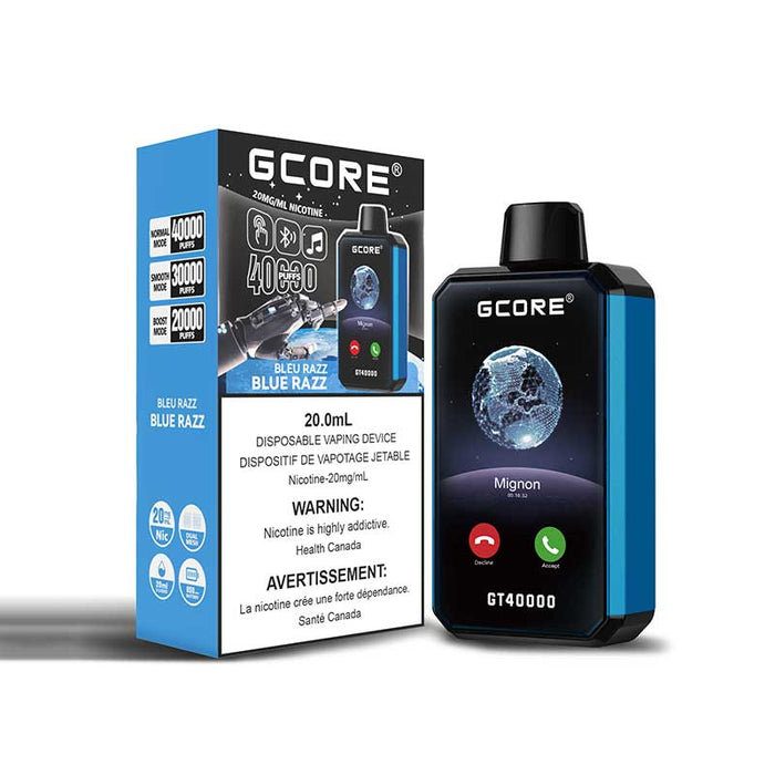 Gcore GT 40K Disposable - Blue Razz (ON)