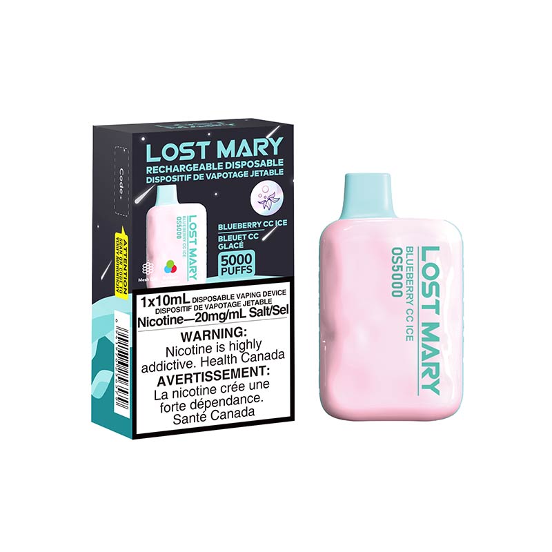Lost Mary OS5000 Disposable - Blueberry CC Ice