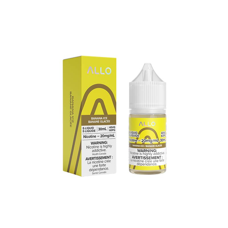 Banana Ice Salt by Allo E-Liquid - Bay Vape Canada