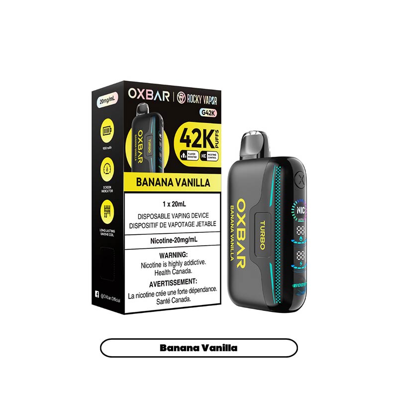 OXBAR G42K Disposable - Banana Vanilla (ON) - Bay Vape