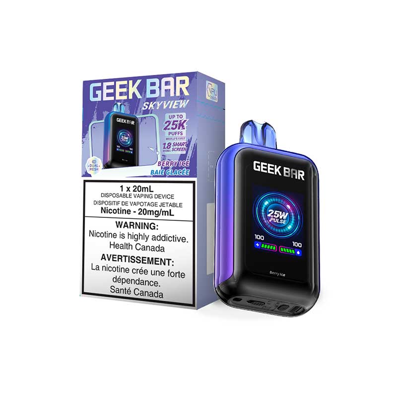 Geek Bar Skyview 25K Disposable - Berry Ice - Bay Vape Canada