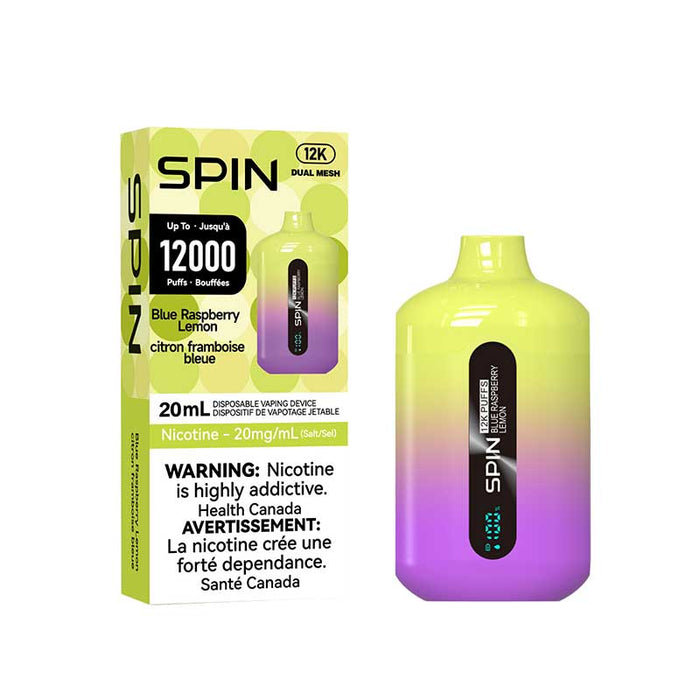 Spin 12K Disposable - Blue Raspberry Lemon