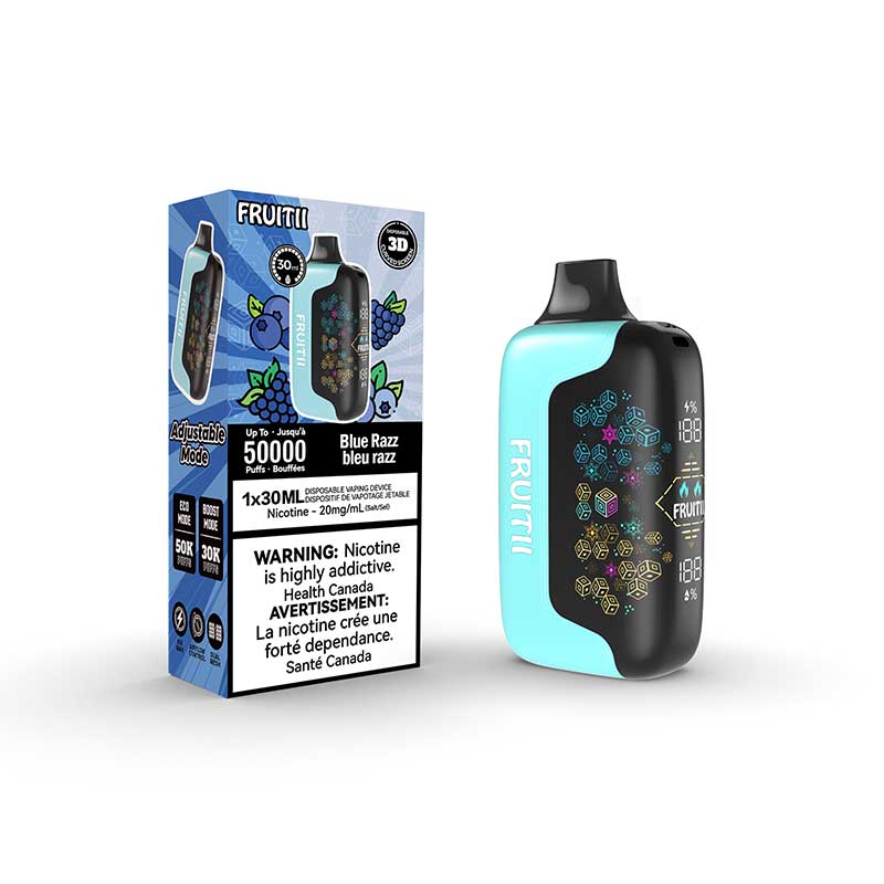 Fruitii 50K Disposable - Blue Razz (AB) - Bay Vape