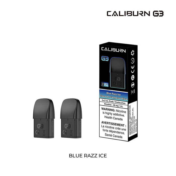 Caliburn G3 Pre-filled Pod - Blue Razz Ice