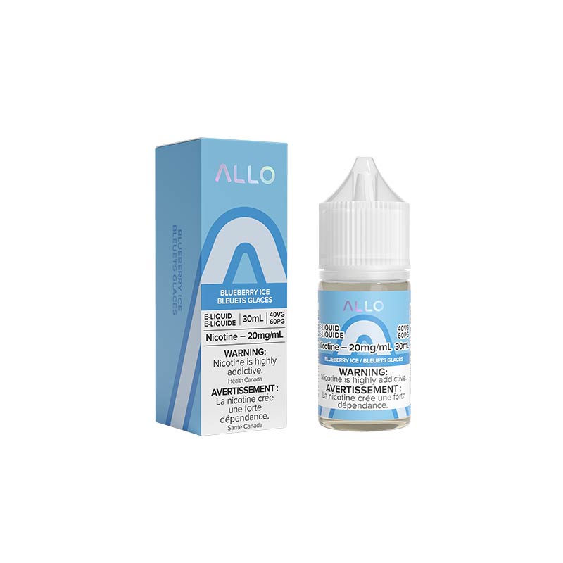 Blueberry Ice Salt by Allo E-Liquid - Bay Vape Canada