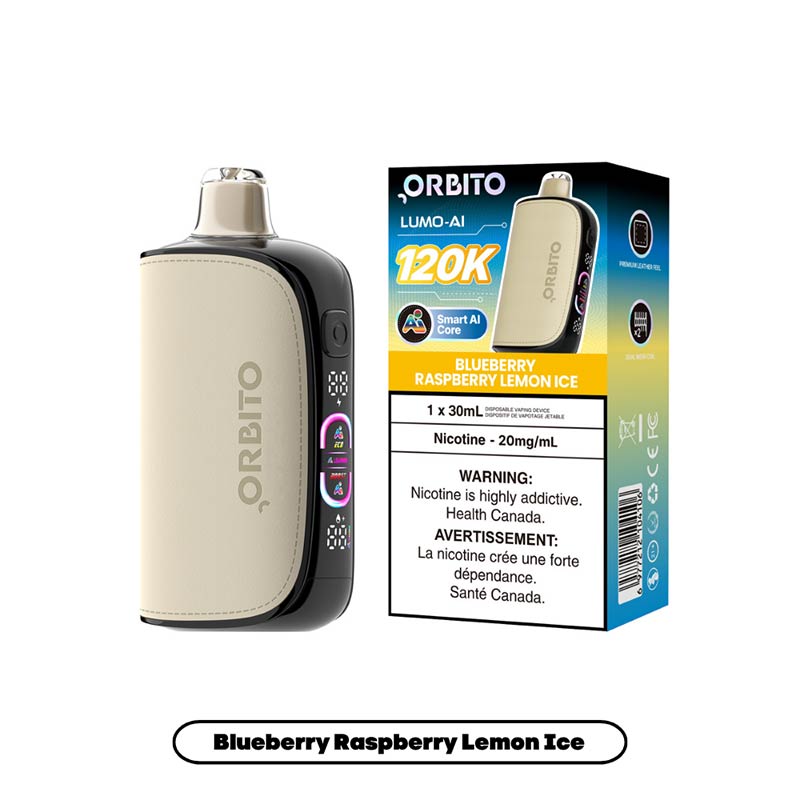 ORBITO Lumo-AI 120K Disposable - Blueberry Raspberry Lemon Ice