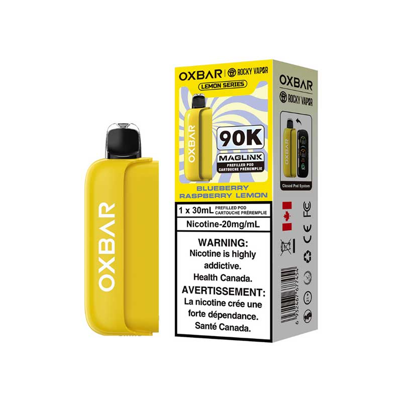 Oxbar Maglink Pre-Filled Pod - Lemon Series - Blueberry Raspberry Lemon (ON) - Bay Vape